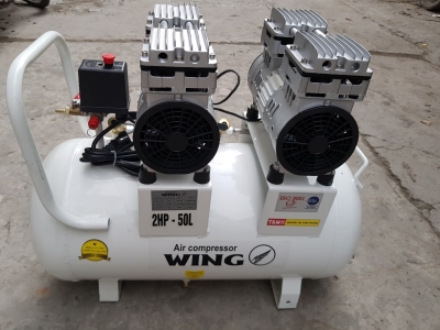 Máy Nén Khí Không Dầu Gỉam Âm Wing TW-OF750X2-50L