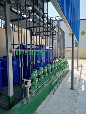 Bơm Định Lượng Hóa Chất Nikkiso AHB 52 PVC