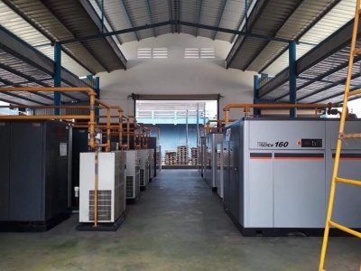 MÁY NÉN KHÍ TRỤC VÍT HITACHI 15Kw-20Hp