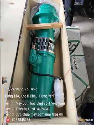 Bơm thả chìm trục đứng 100QY65-18-5.5/380V
